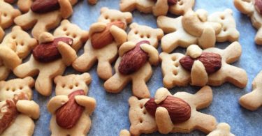 Sablés oursons avec amandes