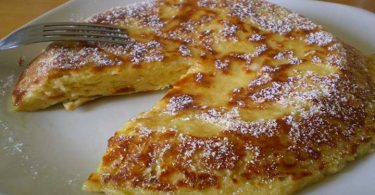 Gâteau aux pommes à la poêle