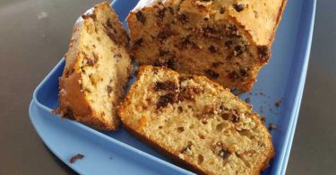 Gâteau banane et pépite de chocolat