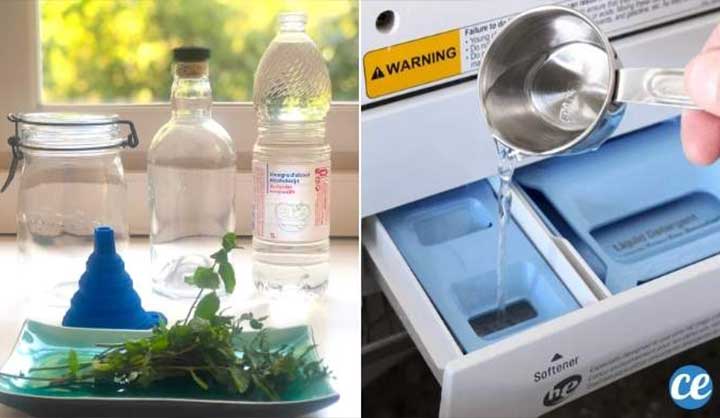 L’Adoucissant Maison Pour des Vêtements Tout Doux à l’Odeur Fraîche de Menthe