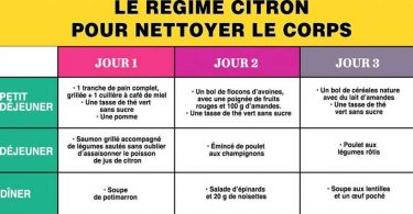 voici un régime au citron de 7 jours pour nettoyer le corps et perdre du poids